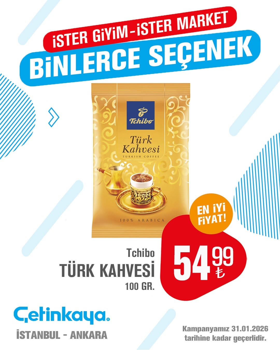 Post 2 by Çetinkaya Marketler on Instagram (image)