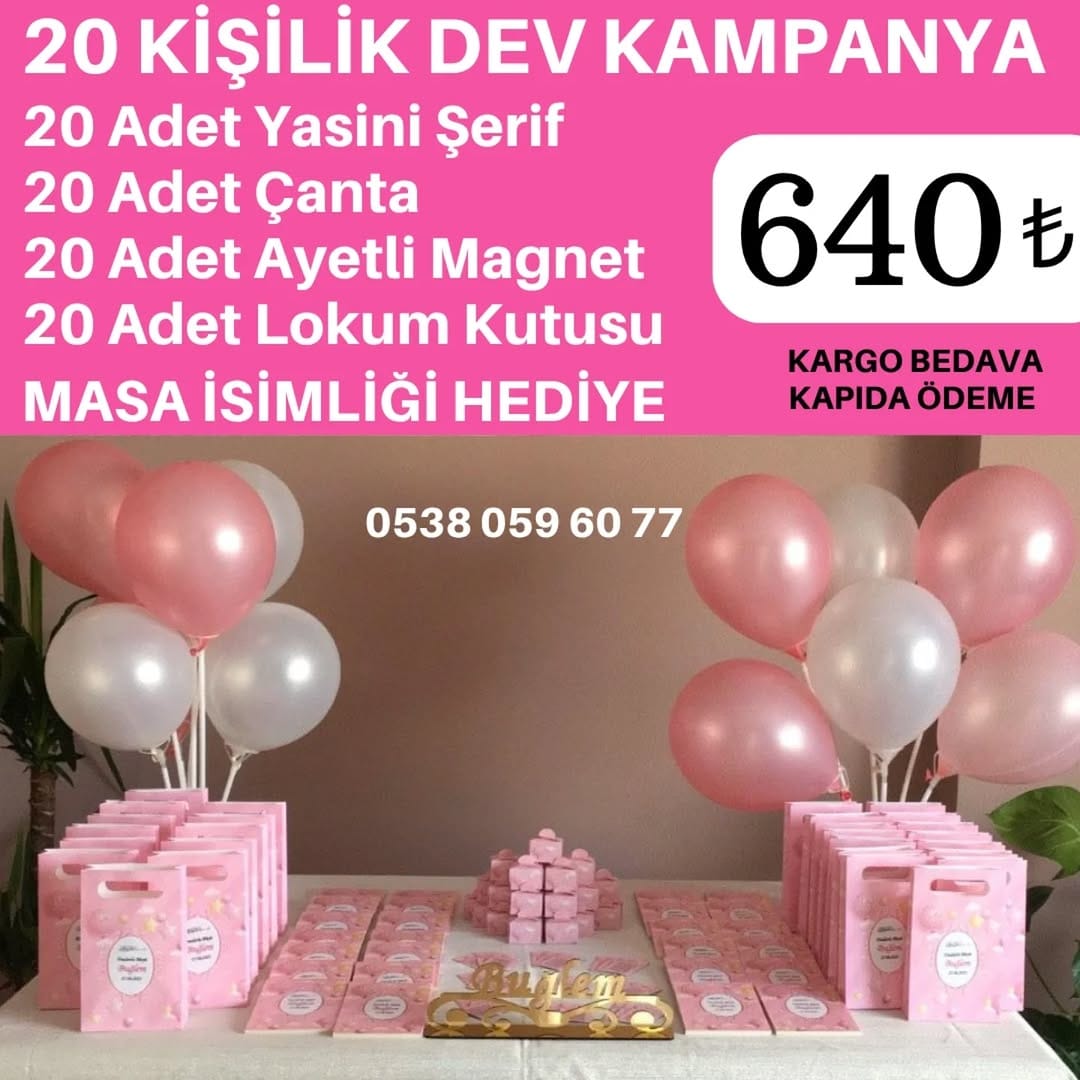Post 10 by En Uygun Mevlid Hediyelikleri on Instagram (image)