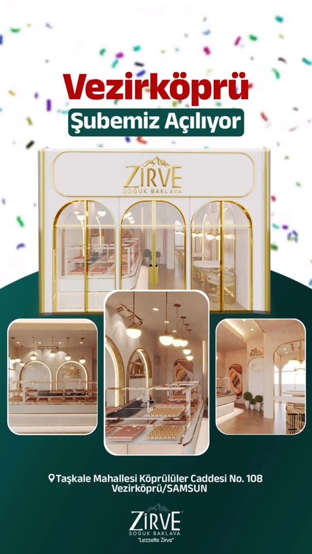 Post 2 by Zirve Soğuk Baklava on Instagram (video)