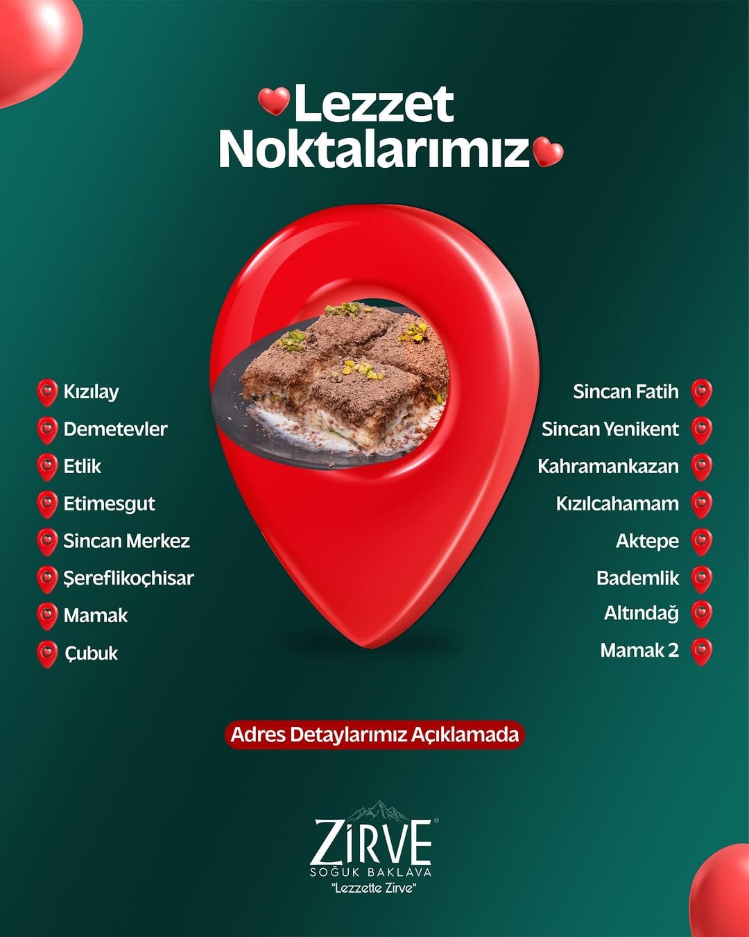Post 9 by Zirve Soğuk Baklava on Instagram (image)