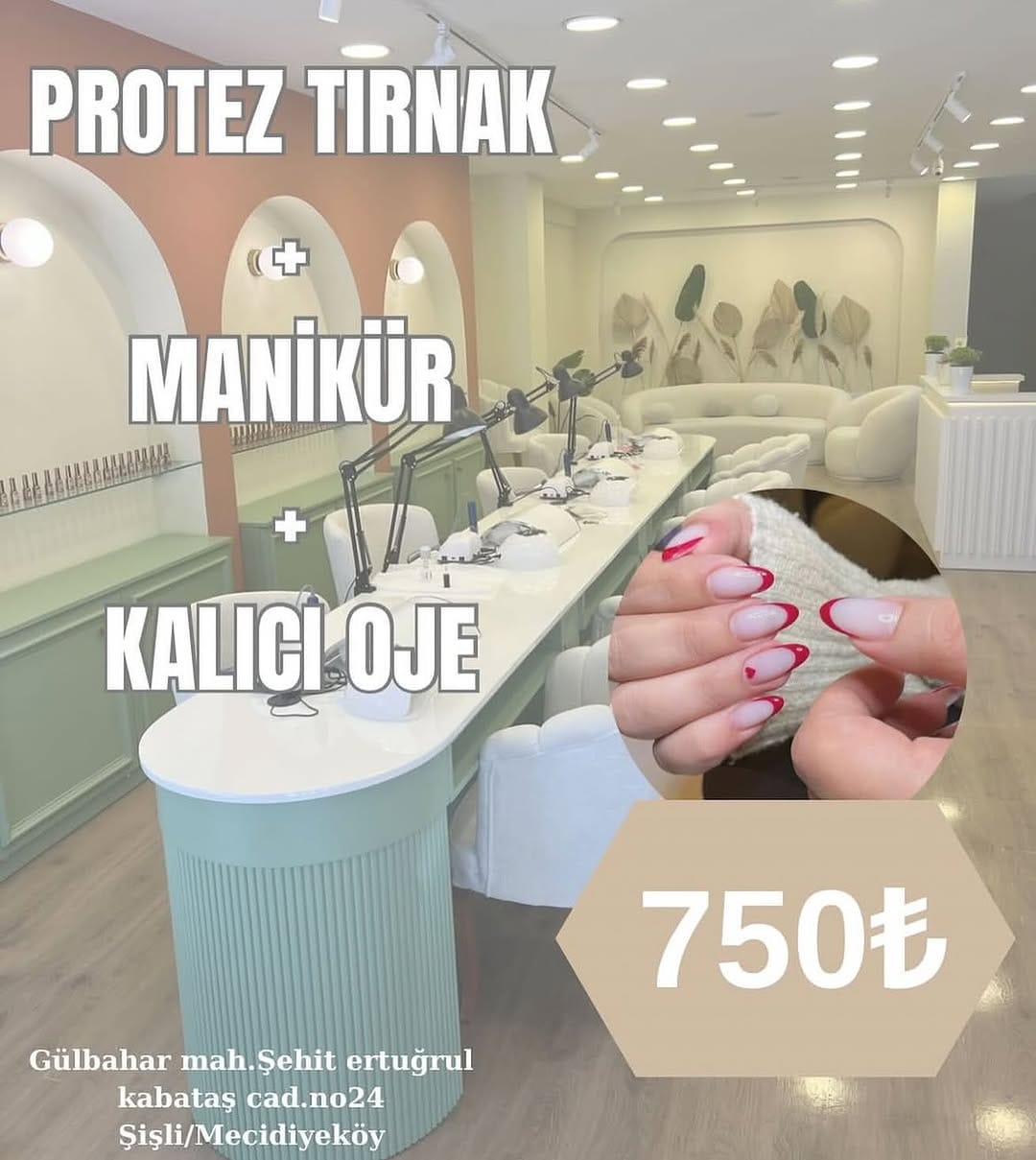 Post 8 by Salonnecomecidiyekoy on Instagram (image)