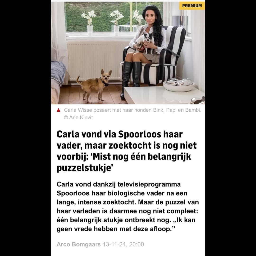 Post 3 by Carla Wisse on Instagram (image)