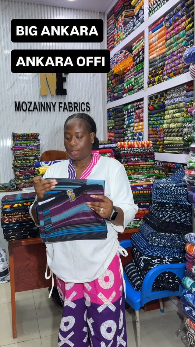 Post 2 by MO’ZAINNY FABRICS THE ANKARA  MERCHANT on Instagram (video)