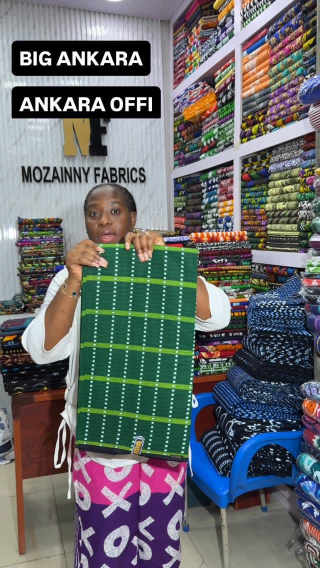 Post 1 by MO’ZAINNY FABRICS THE ANKARA  MERCHANT on Instagram (video)