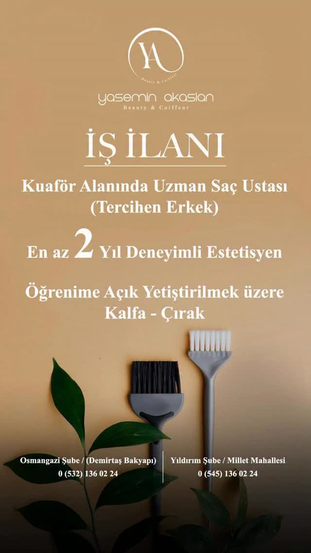 Post 3 by YASEMİN AKASLAN BEAUTY / COİFFEUR on Instagram (video)