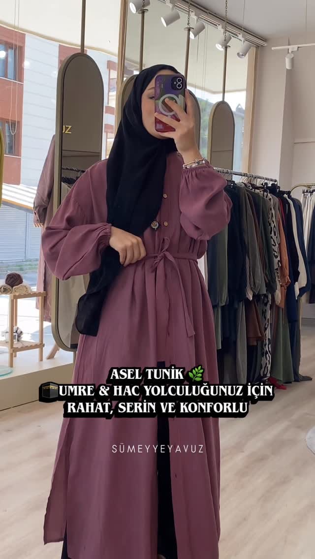 Post 8 by Sümeyye Yavuz /Doğal Kumaşlardan Tesettür Giyim on Instagram (video)