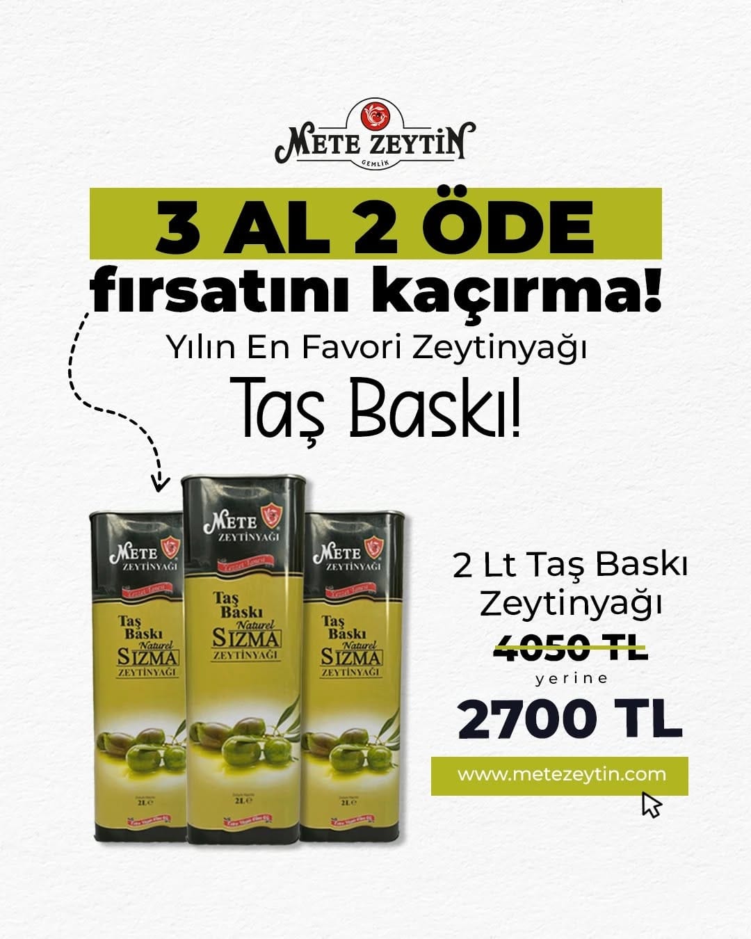 Post 1 by Gemlik Zeytin & Zeytinyağı | Doğal Sabun | Turşu | Mete Zeytin on Instagram (image)