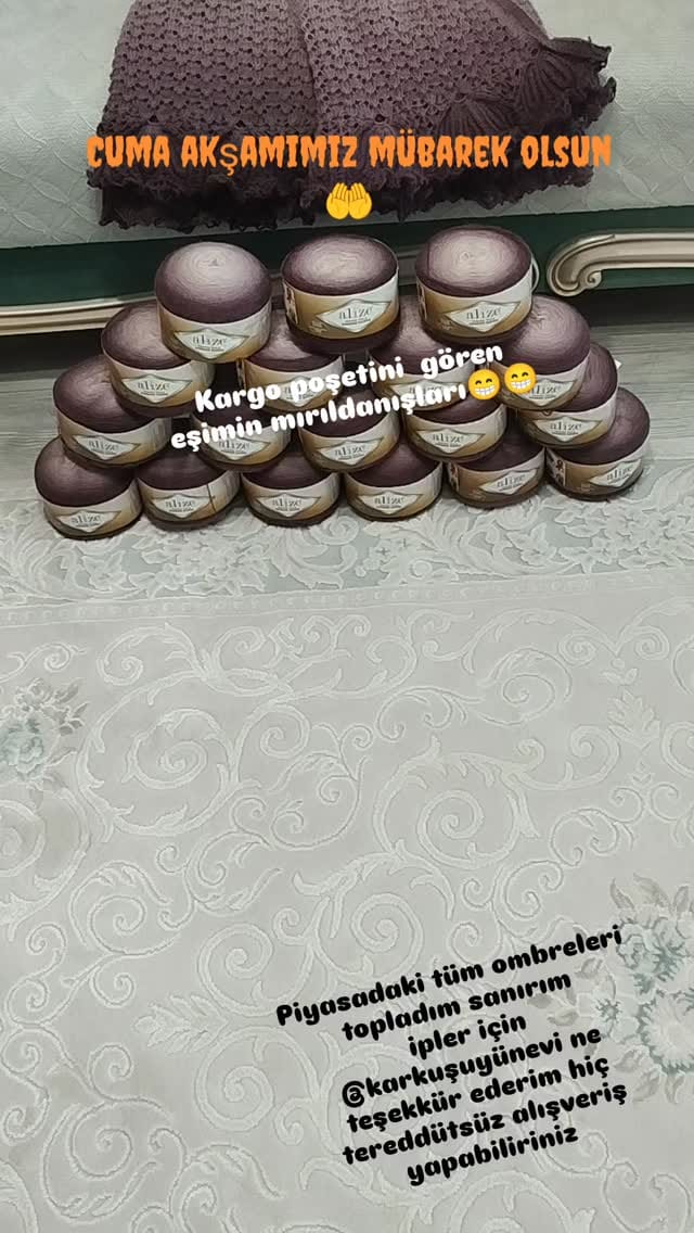 Post 1 by Karkuşu Yün Evi on Instagram (video)