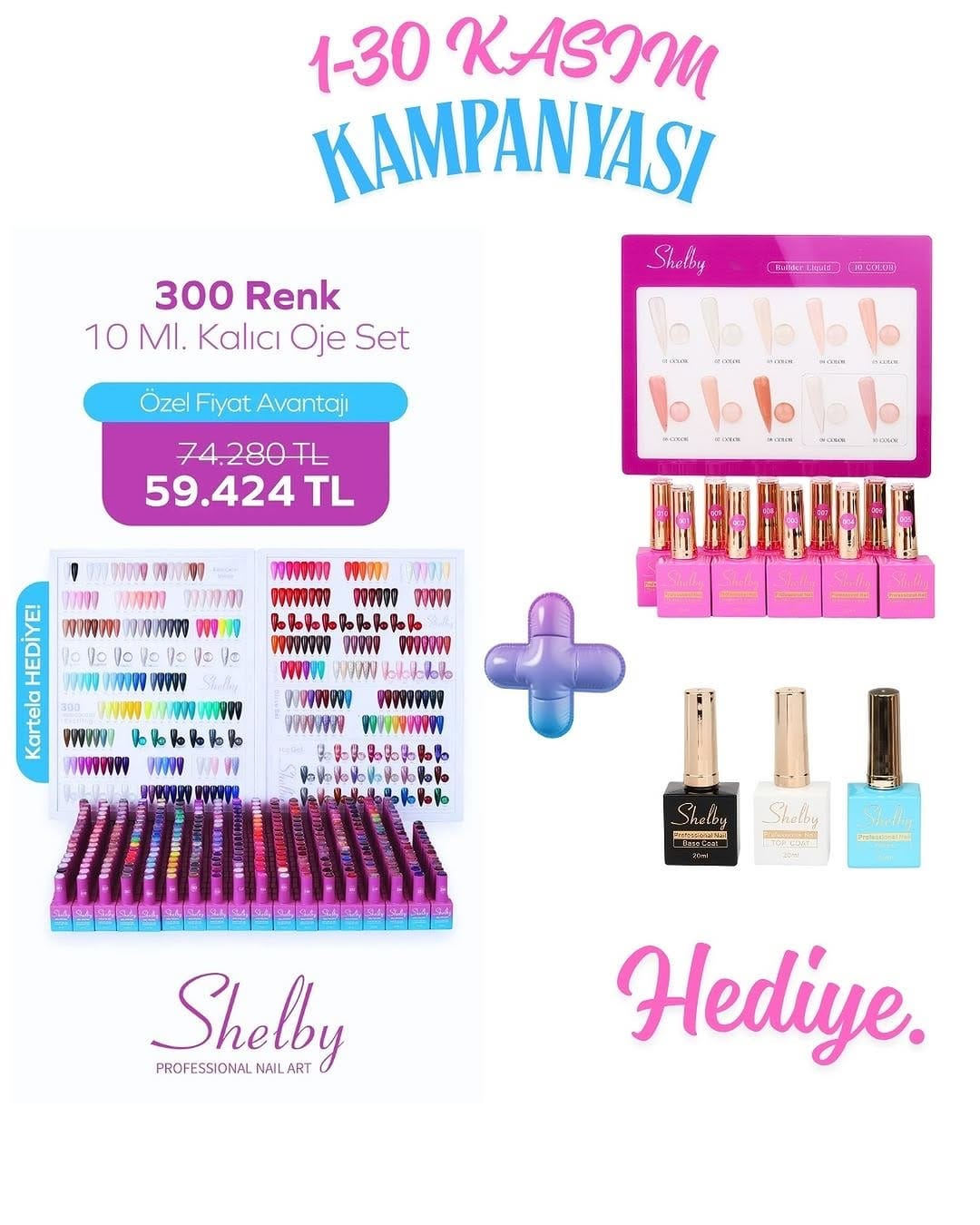 Post 3 by TNL & GALA SMART & SHELBY  Protez Tırnak Kalıcı Oje İpek Kirpik on Instagram (image)