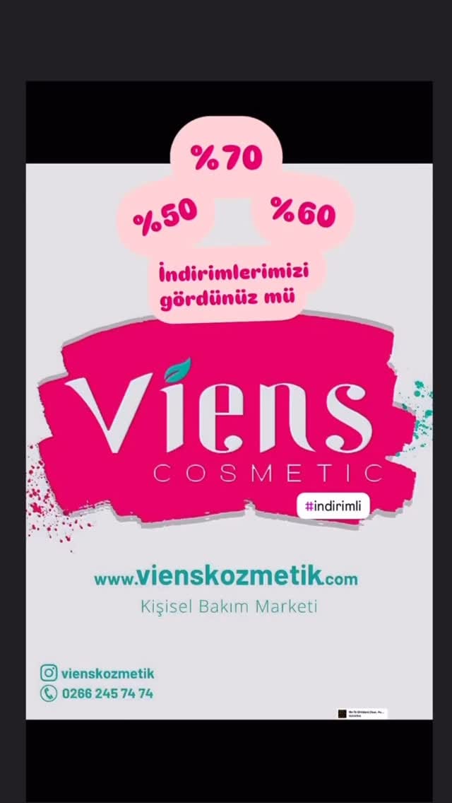 Post 4 by VİENS KOZMETİK on Instagram (video)