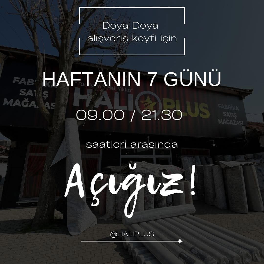 Post 9 by Halıplus bursa on Instagram (image)