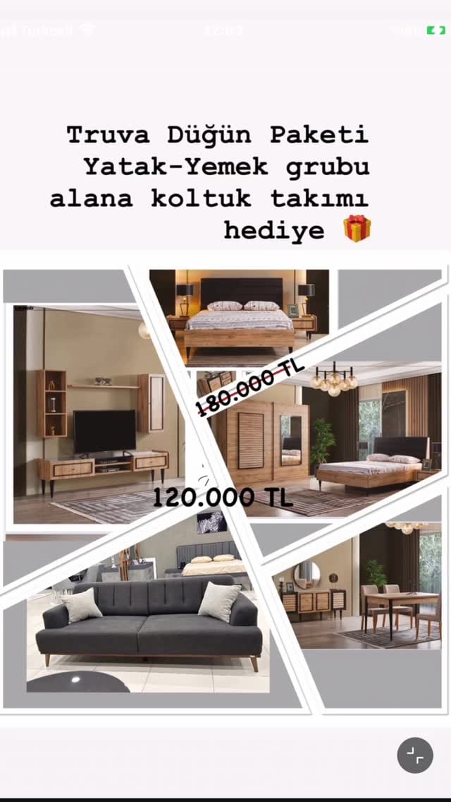 Post 1 by Coşkun Mobilya on Instagram (video)