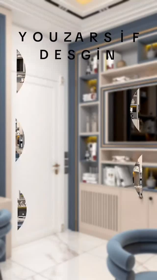 Post 8 by YOUZARSİF DESİGN | يوزرسيف للتصميم الداخلي on Instagram (video)