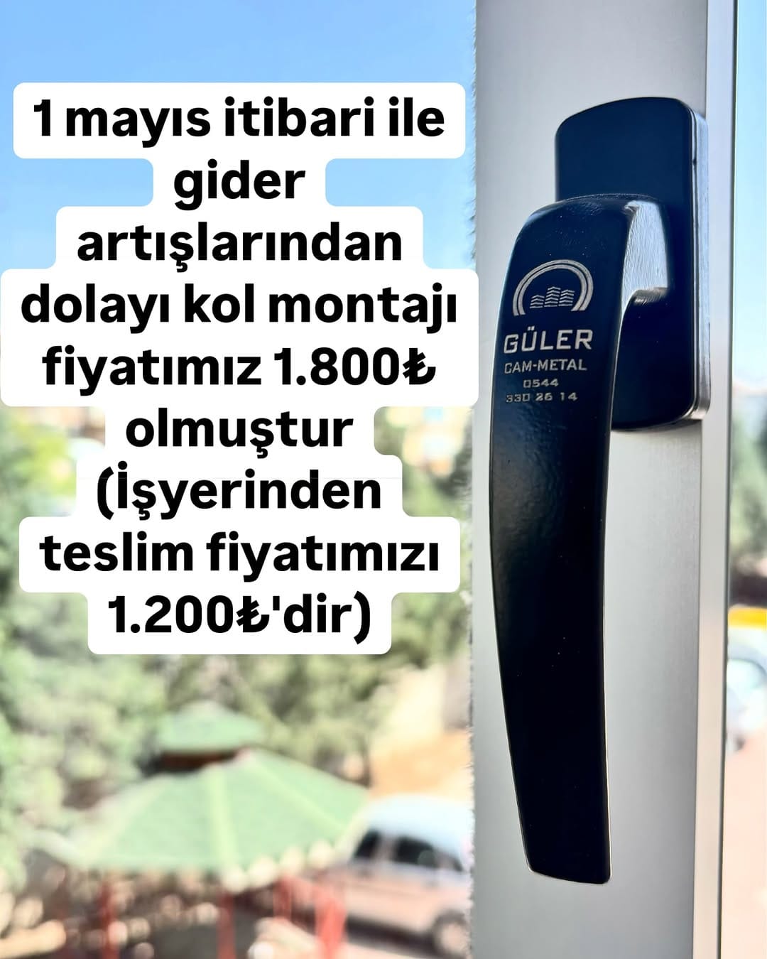 Post 8 by Güler Cam Metal (Katlanır Cam Balkon Sistemleri) on Instagram (image)
