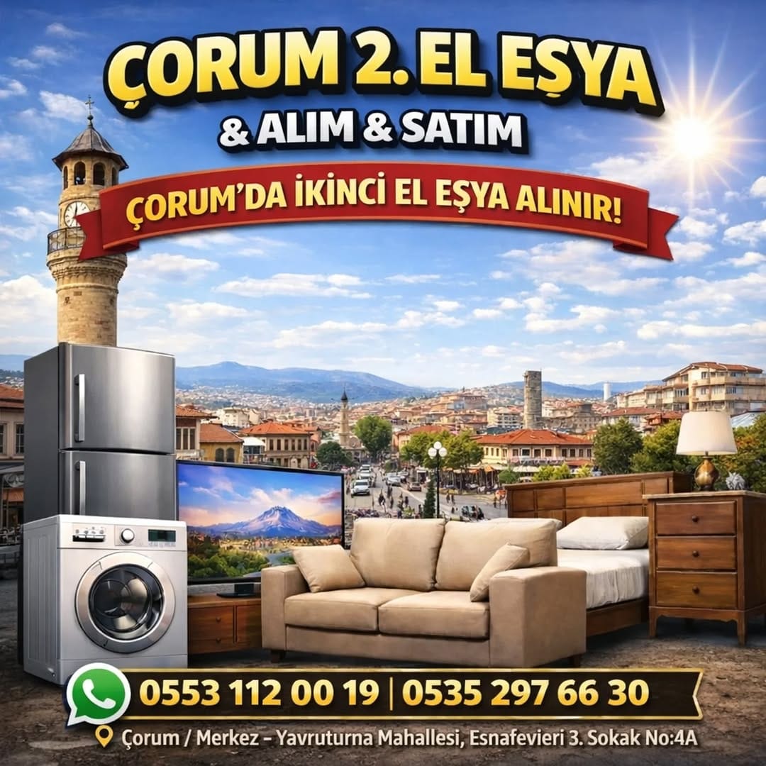 Post 2 by Çorum İkinci EL Eşya on Instagram (image)