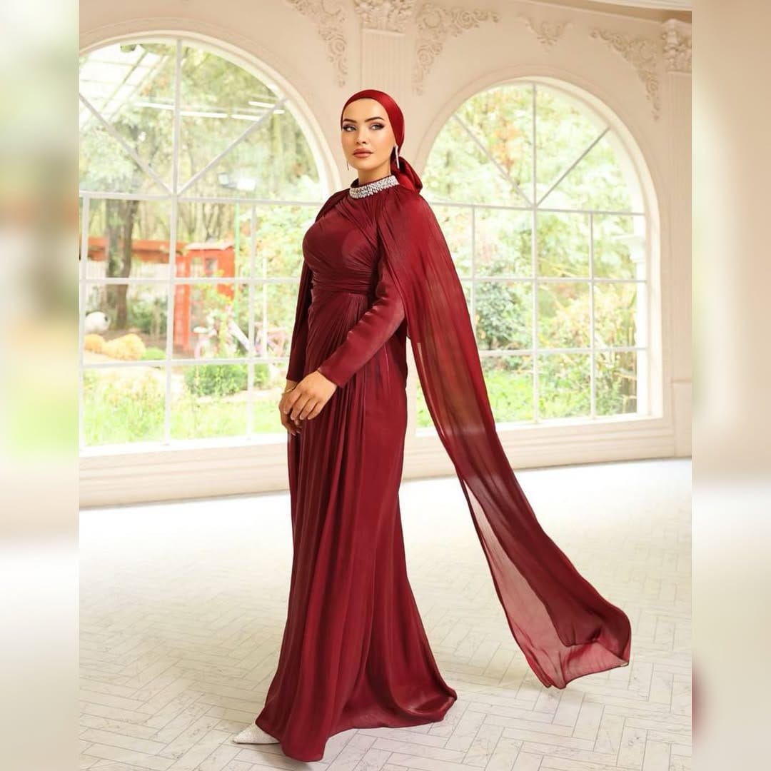 Post 7 by Turkish Dresses, abayas, evening dressed, hijabs on Instagram (image)