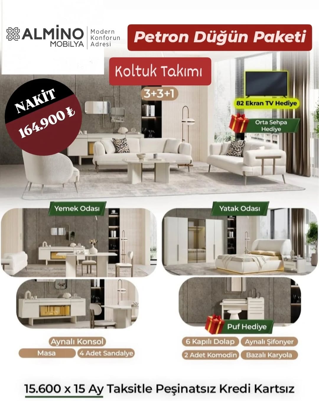Post 10 by ALMİNO MOBİLYA on Instagram (carousel)