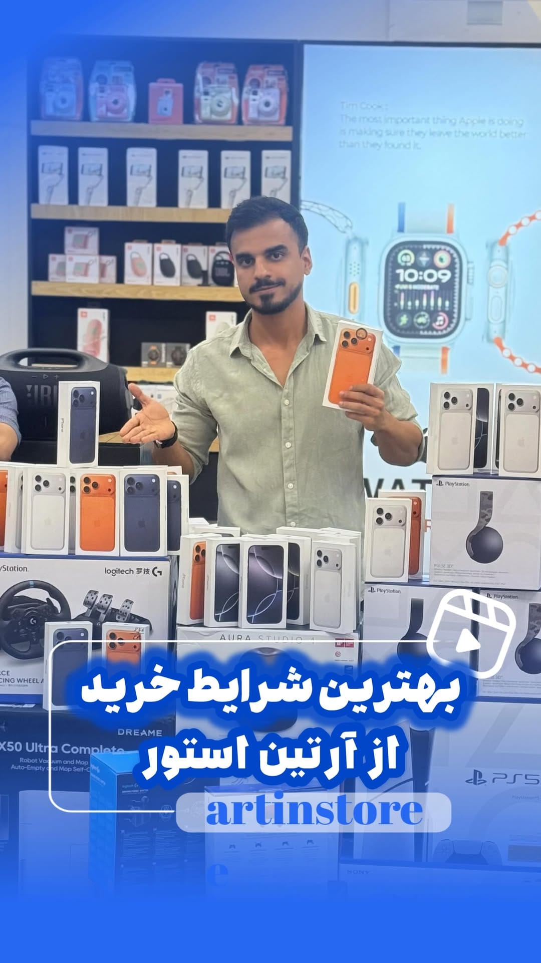 Post 1 by ArtinStore, Home of “ Apple “ Product’s on Instagram (video)