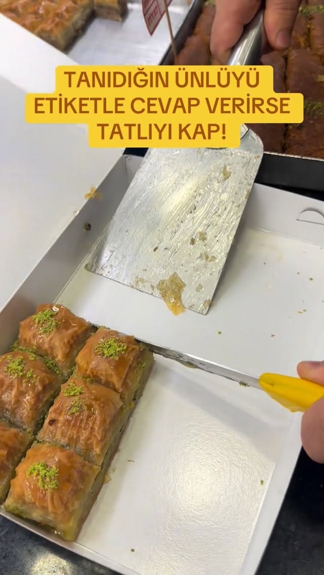 Post 9 by Özmenoğlu Baklava ® on Instagram (video)