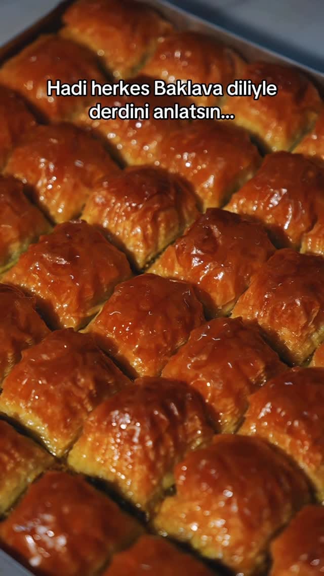 Post 7 by Özmenoğlu Baklava ® on Instagram (video)