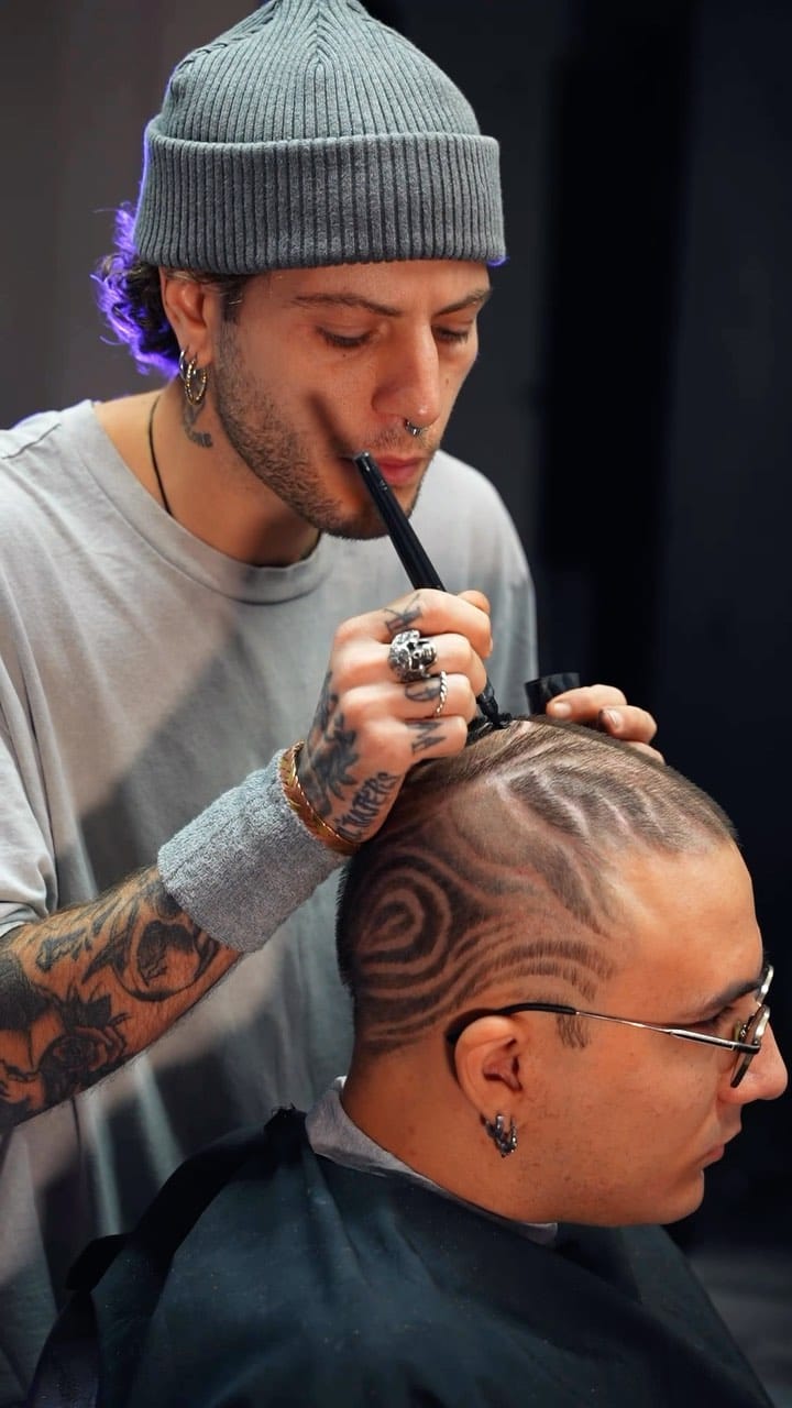 Post 10 by WORK HARD BARBERSHOP & TATTOO on Instagram (video)