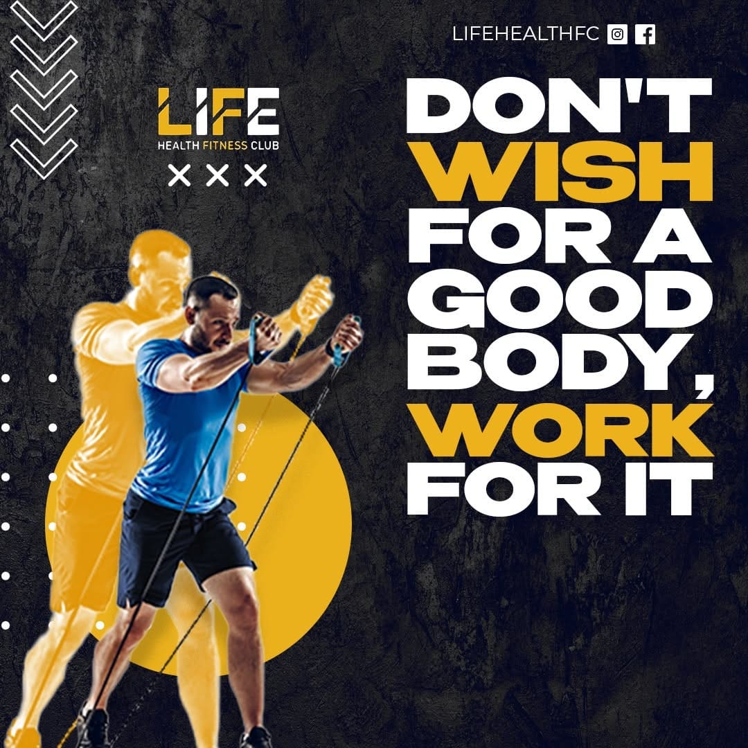 Post 1 by Life health fitness club on Instagram (image)