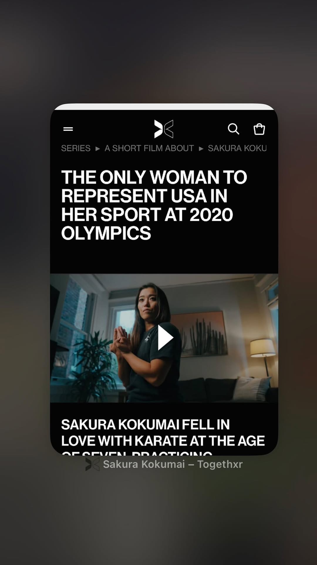Post 9 by Sakura Kokumai on Instagram (video)