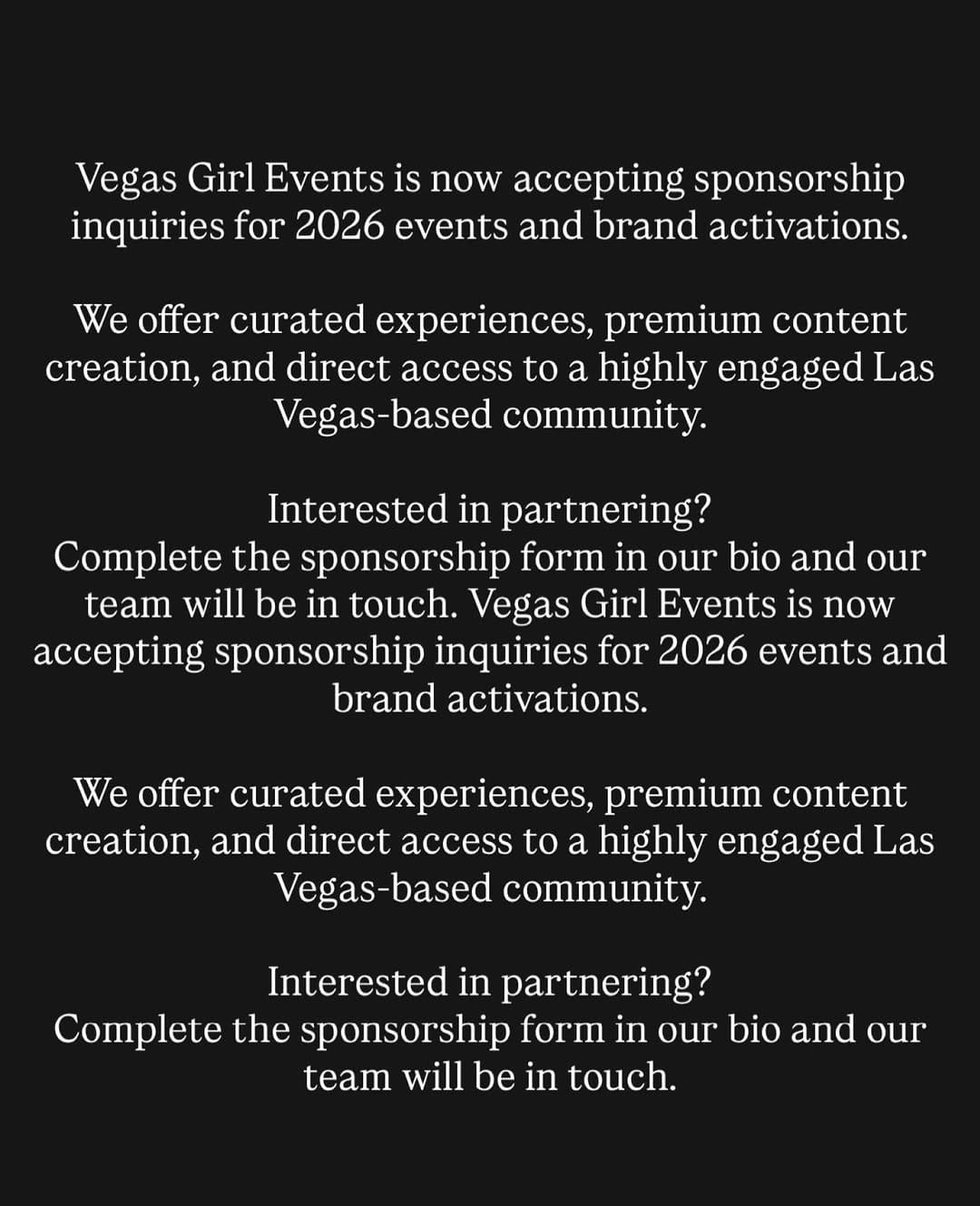 Post 9 by Vegas Girl Events🍒 | Make New Friends in Las Vegas on Instagram (image)