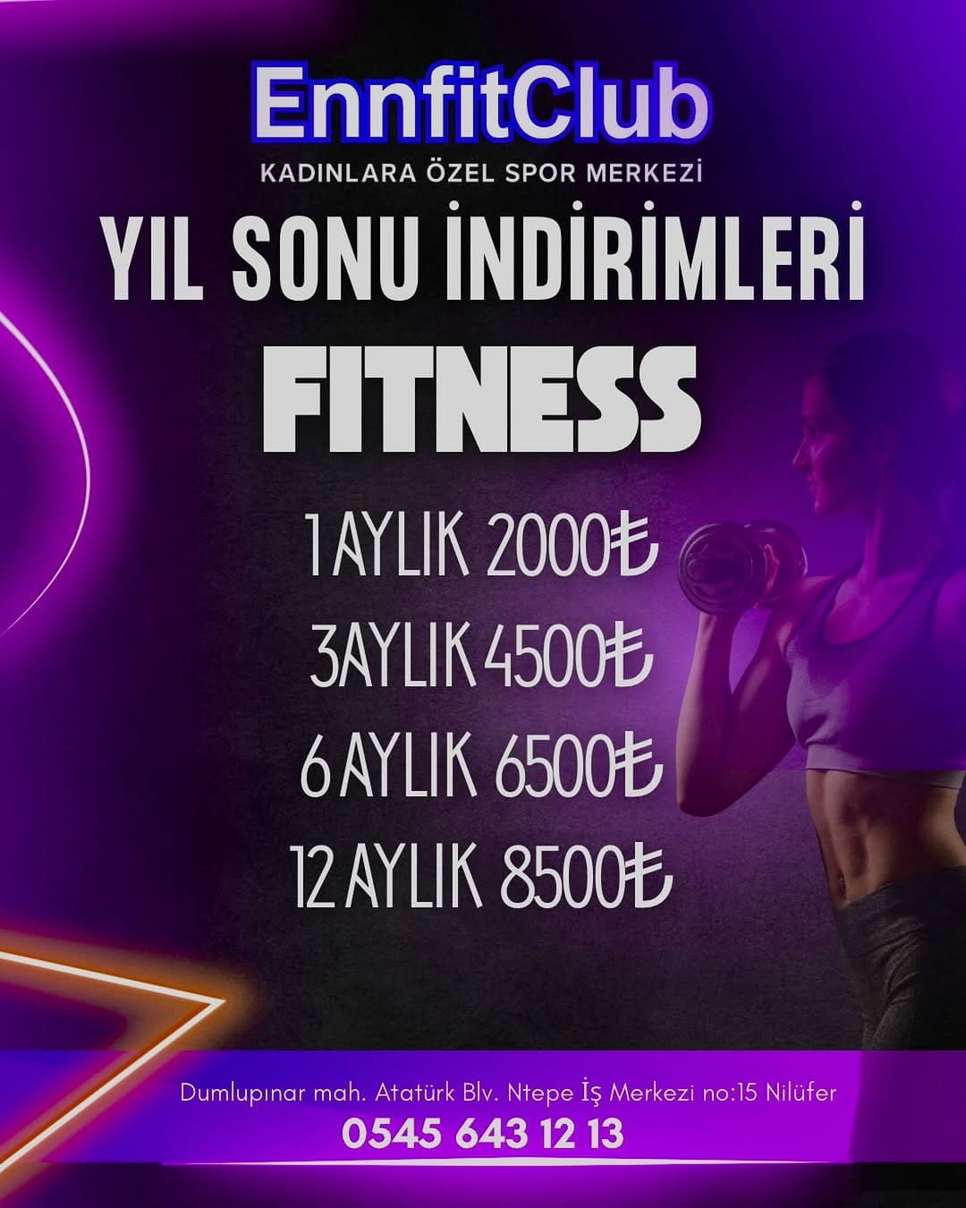 Post 2 by Kadınlara Özel Spor Merkezi on Instagram (image)