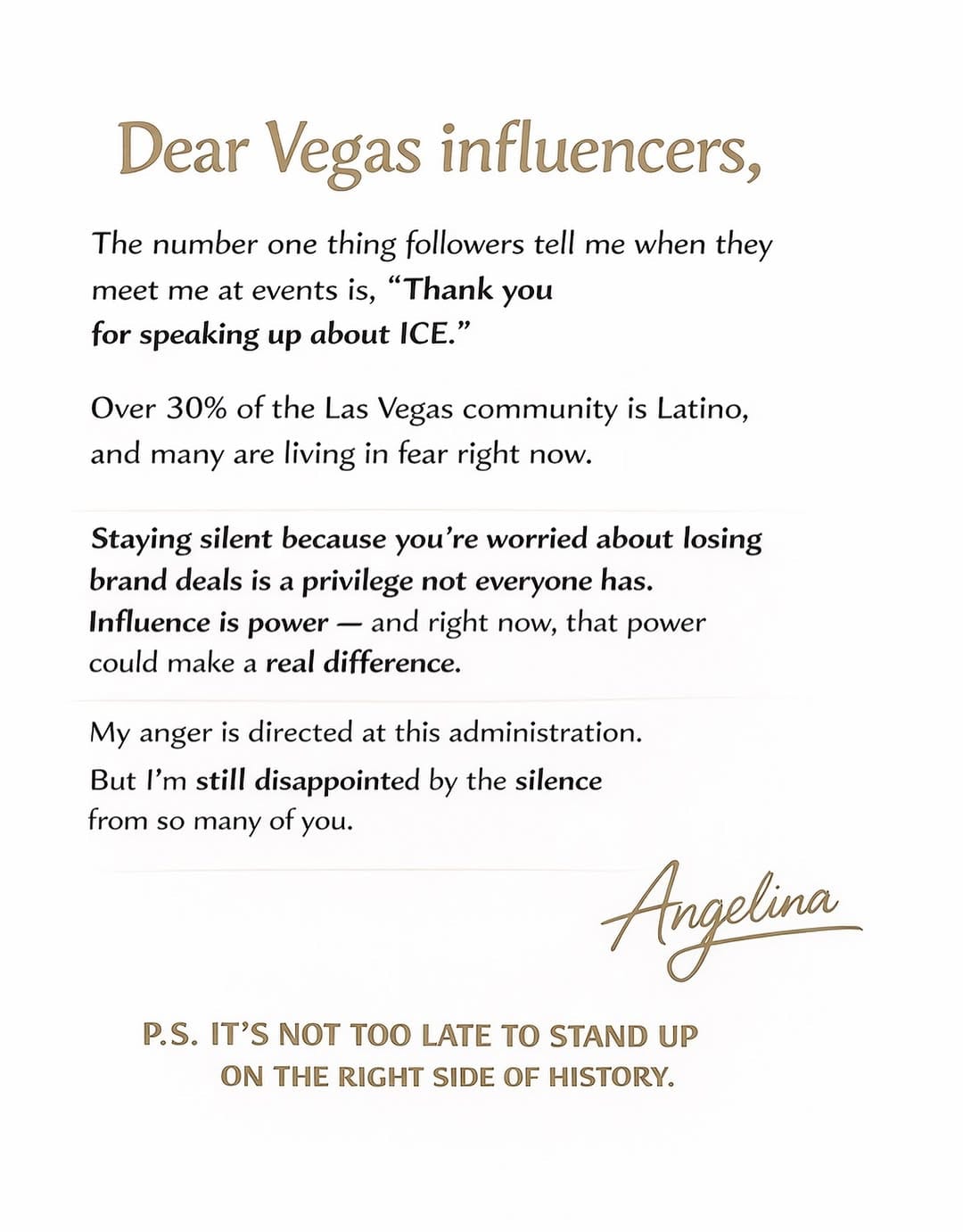 Post 2 by angelina | business owner & community leader on Instagram (image)