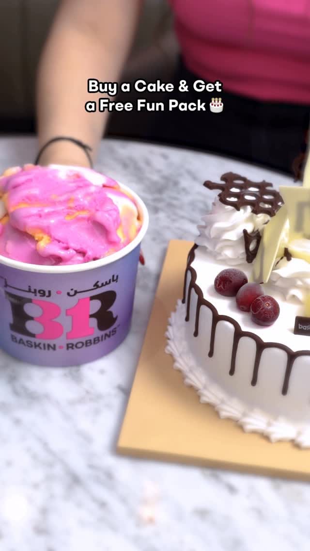 Post 5 by Baskin Robbins ME on Instagram (video)