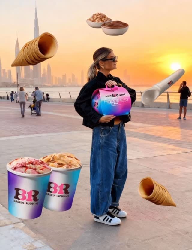 Post 7 by Baskin Robbins ME on Instagram (video)