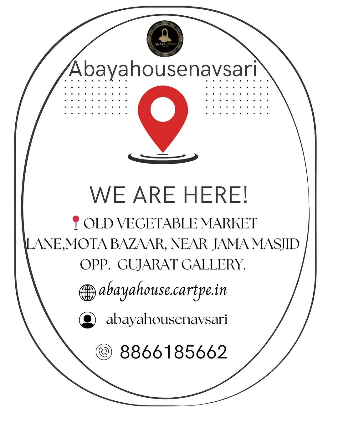 Post 10 by Abaya House on Instagram (image)