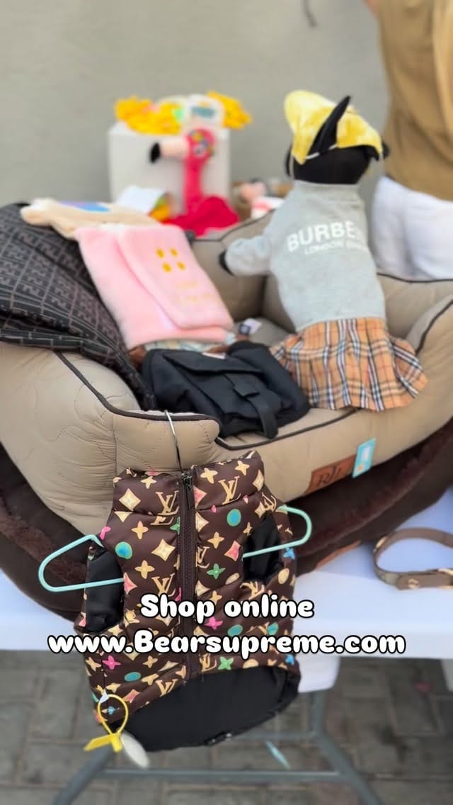 Post 8 by Bear Supreme | Designer Pet Clothes , Toys & Accessories on Instagram (video)