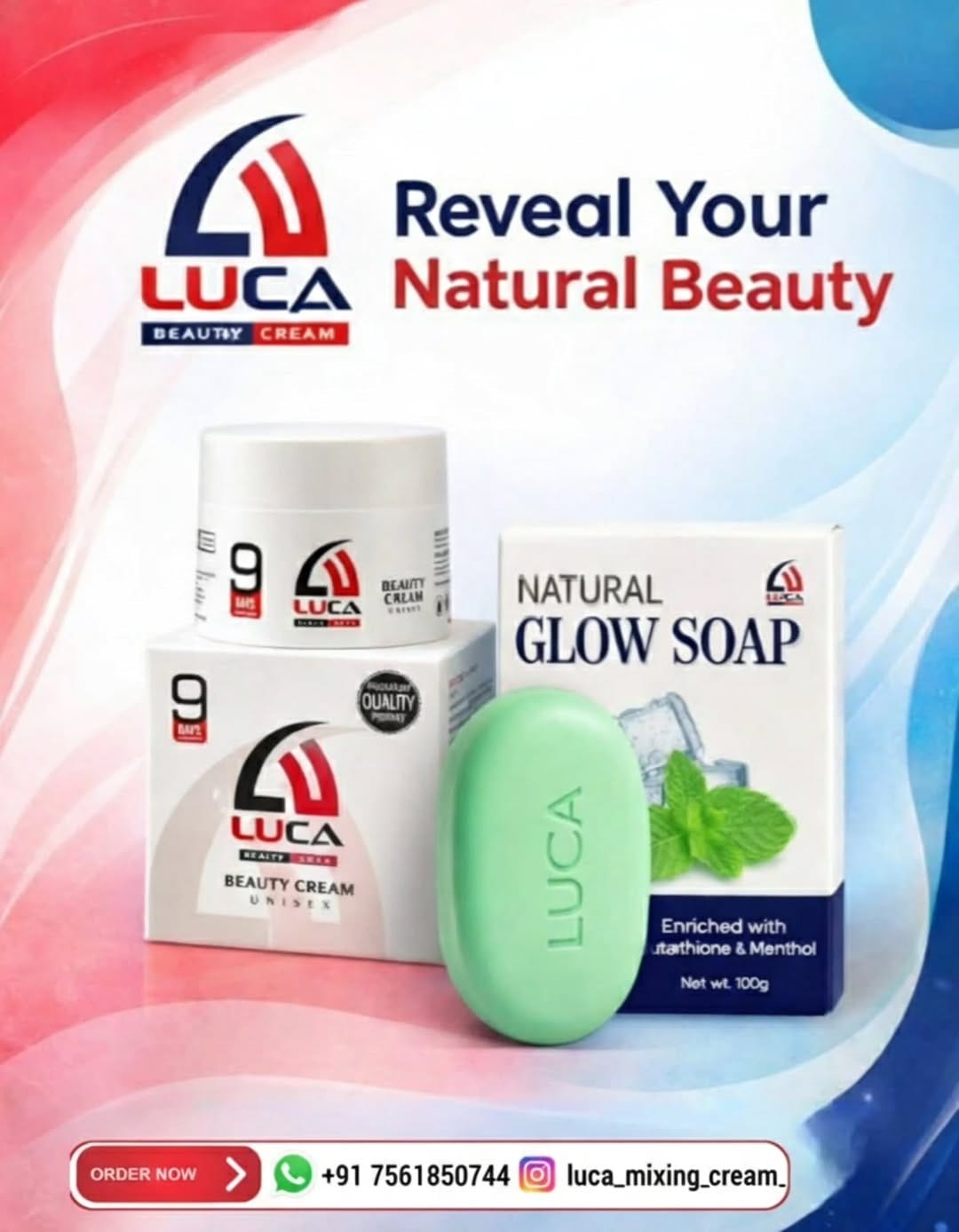 Post 5 by LUCA BEAUTY CREAM on Instagram (image)