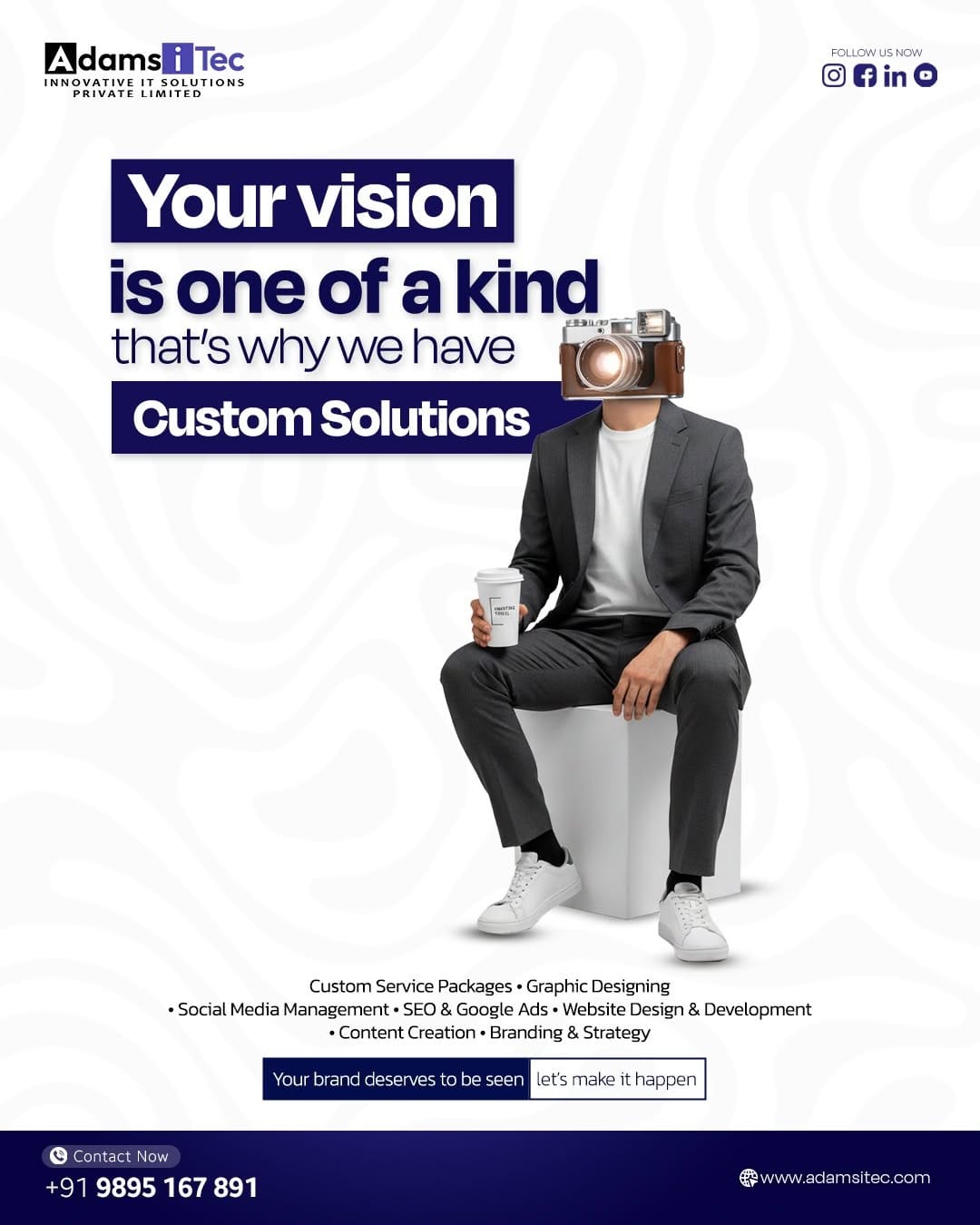 Post 1 by ADAMS iTEC -Innovative iT Solutions Private Limited - on Instagram (image)
