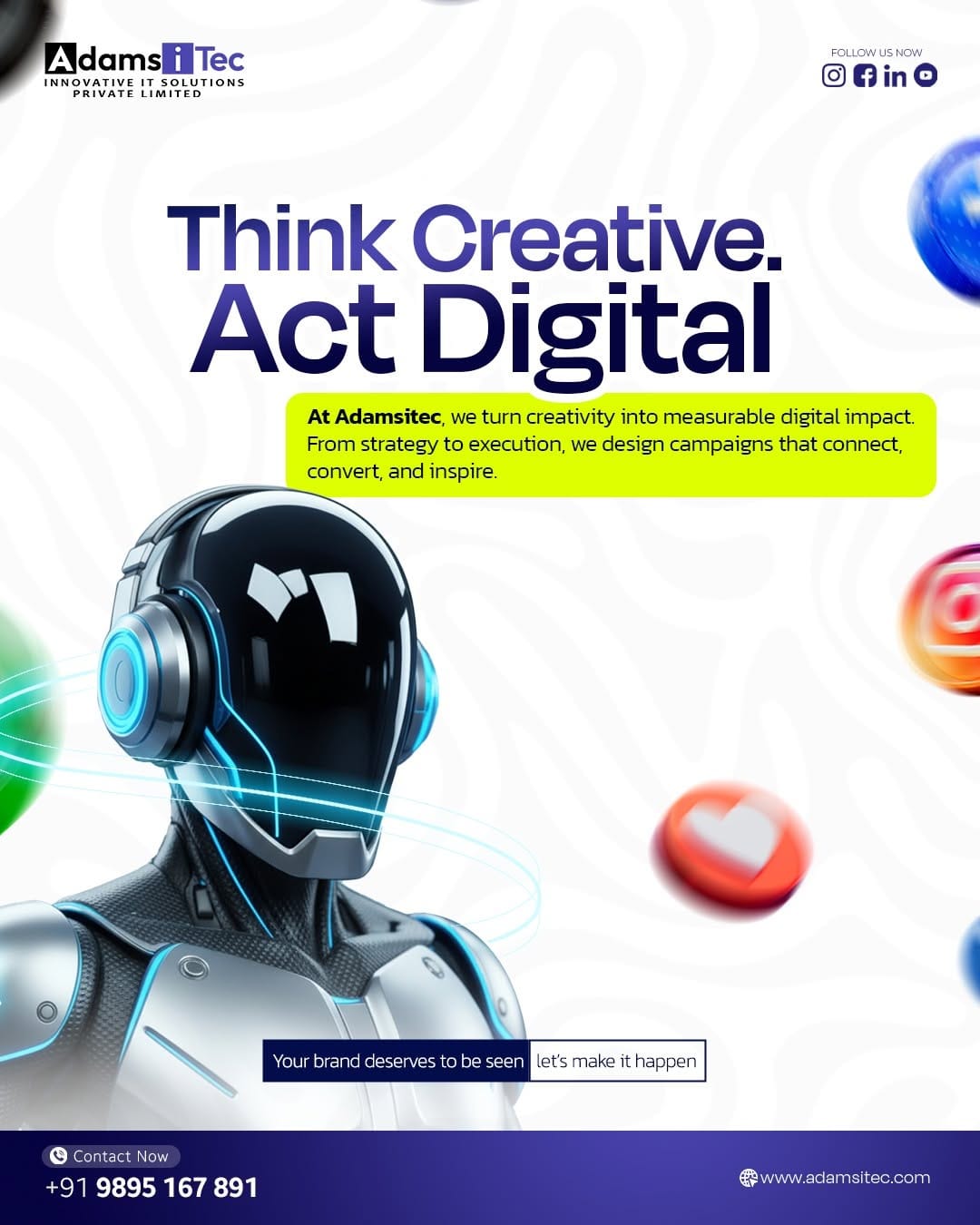 Post 5 by ADAMS iTEC -Innovative iT Solutions Private Limited - on Instagram (image)