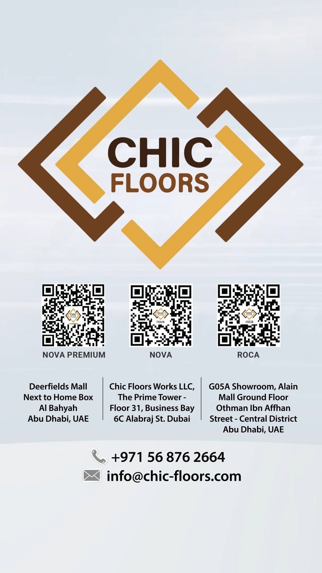 Post 8 by CHIC FLOORS  شيك فلور on Instagram (video)