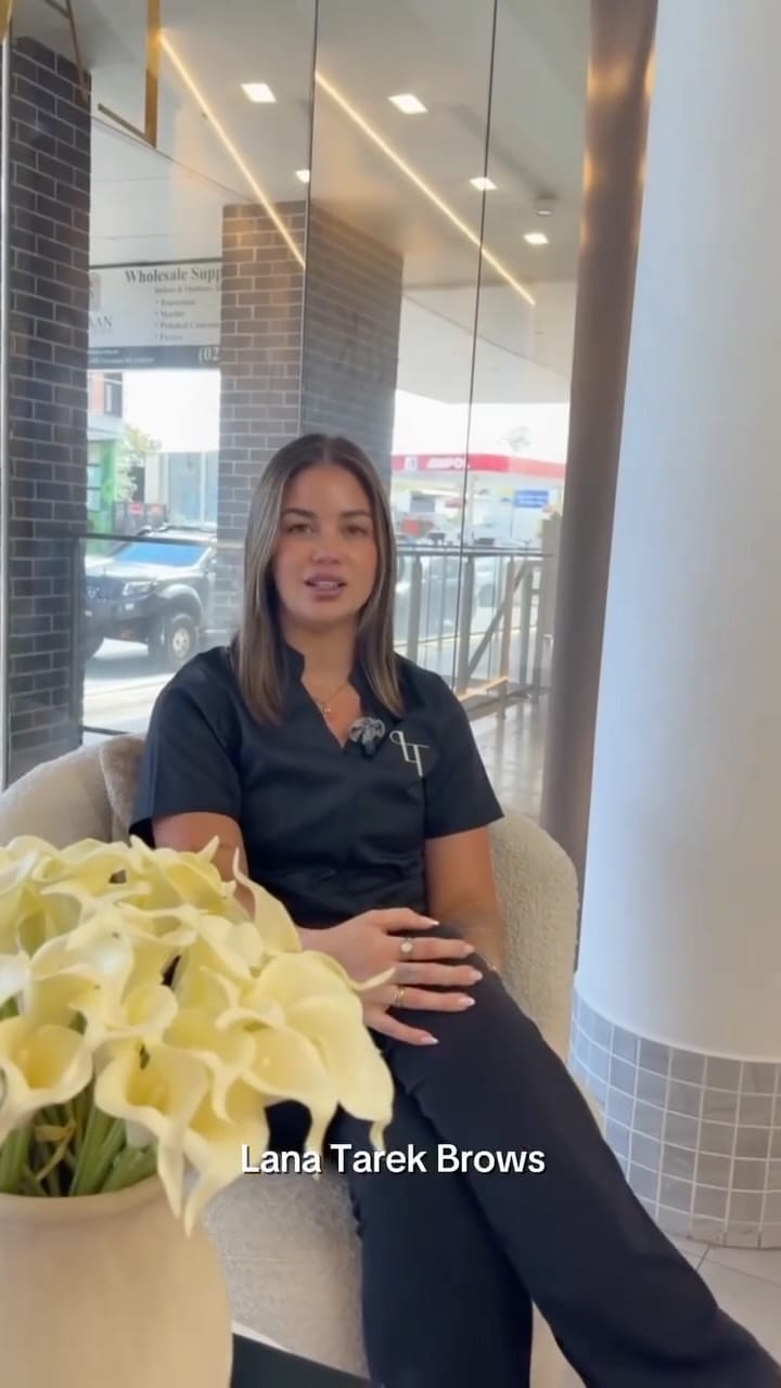 Post 1 by LANA TAREK - SYDNEY DUBAI EYEBROW AESTHETICS on Instagram (video)