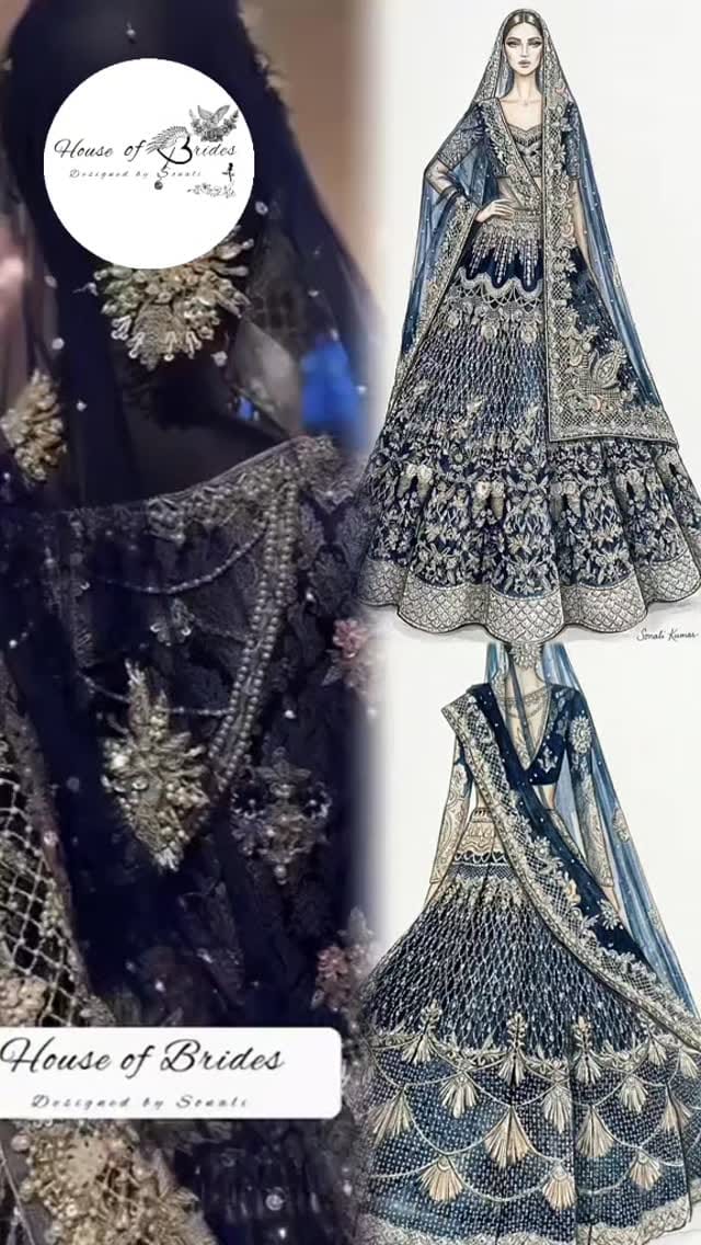Post 5 by The House of Brides by Designer Sonali Kumar on Instagram (video)