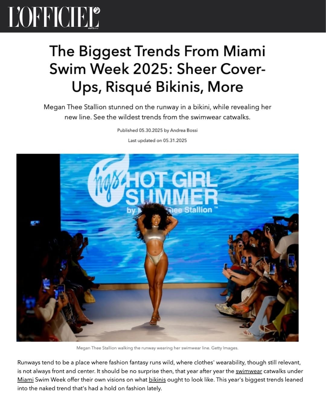 Post 6 by Paraiso MB / Miami Swim Week ™ on Instagram (carousel)