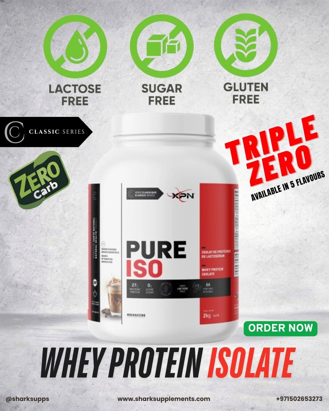 Post 1 by Shark Supplements on Instagram (image)