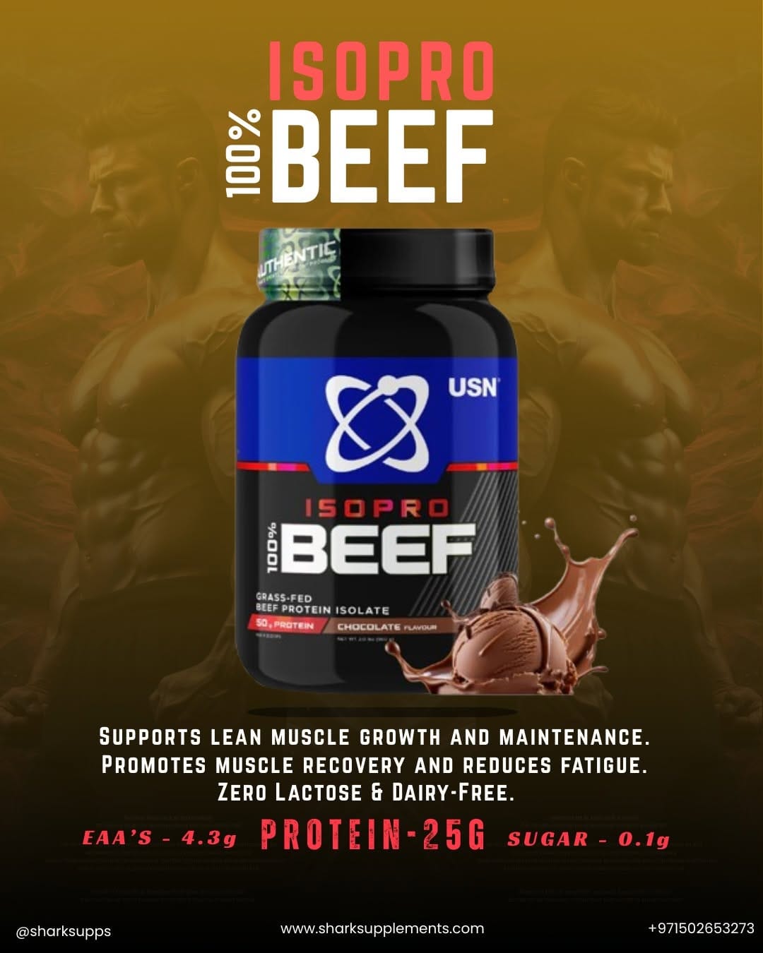 Post 2 by Shark Supplements on Instagram (image)