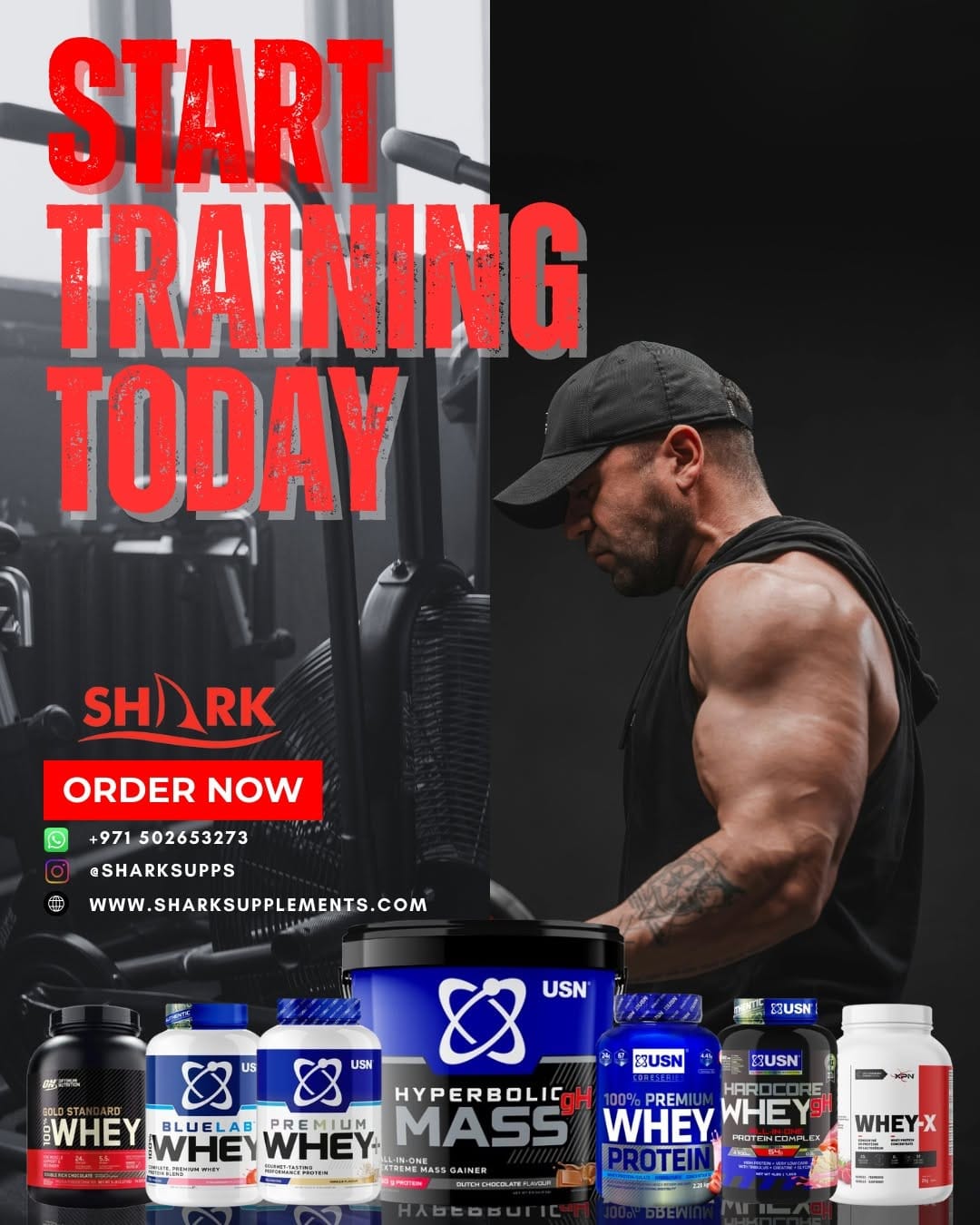 Post 9 by Shark Supplements on Instagram (image)