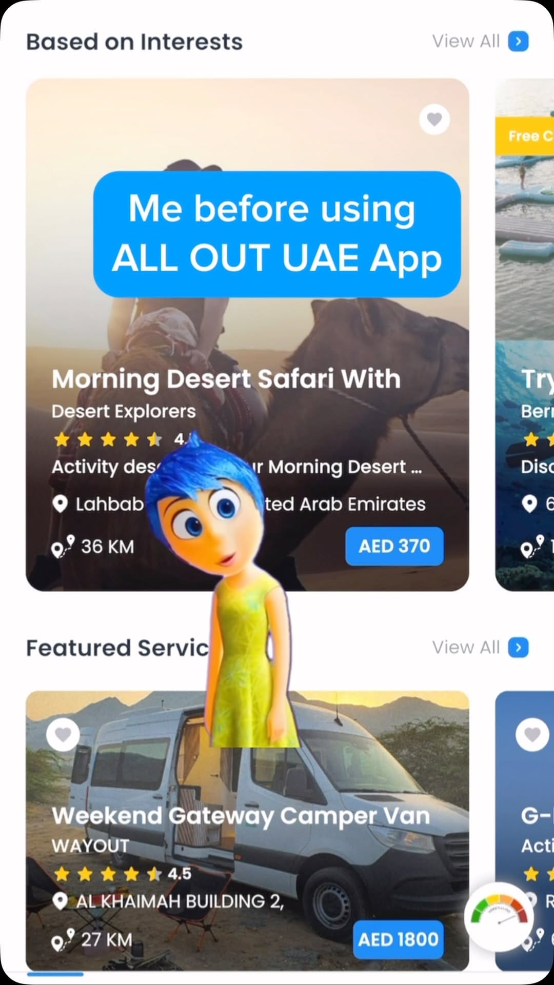 Post 2 by All Out UAE App on Instagram (video)