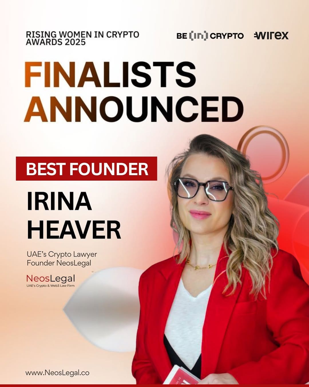 Post 4 by Irina Heaver | #1 UAE Crypto Lawyer on Instagram (image)
