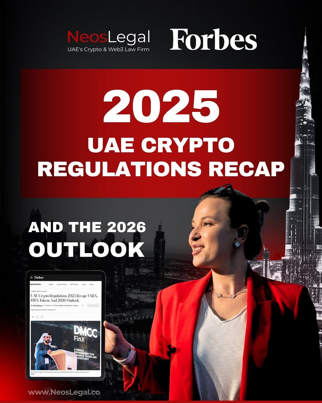 Post 3 by Irina Heaver | #1 UAE Crypto Lawyer on Instagram (carousel)