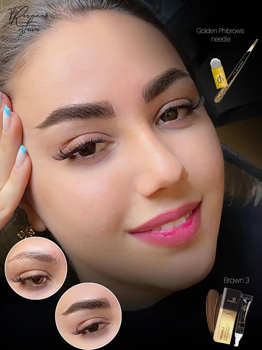 Post 2 by فيبروز تينت لب ميكروبليدينگ | فرزانه رستمي on Instagram (image)