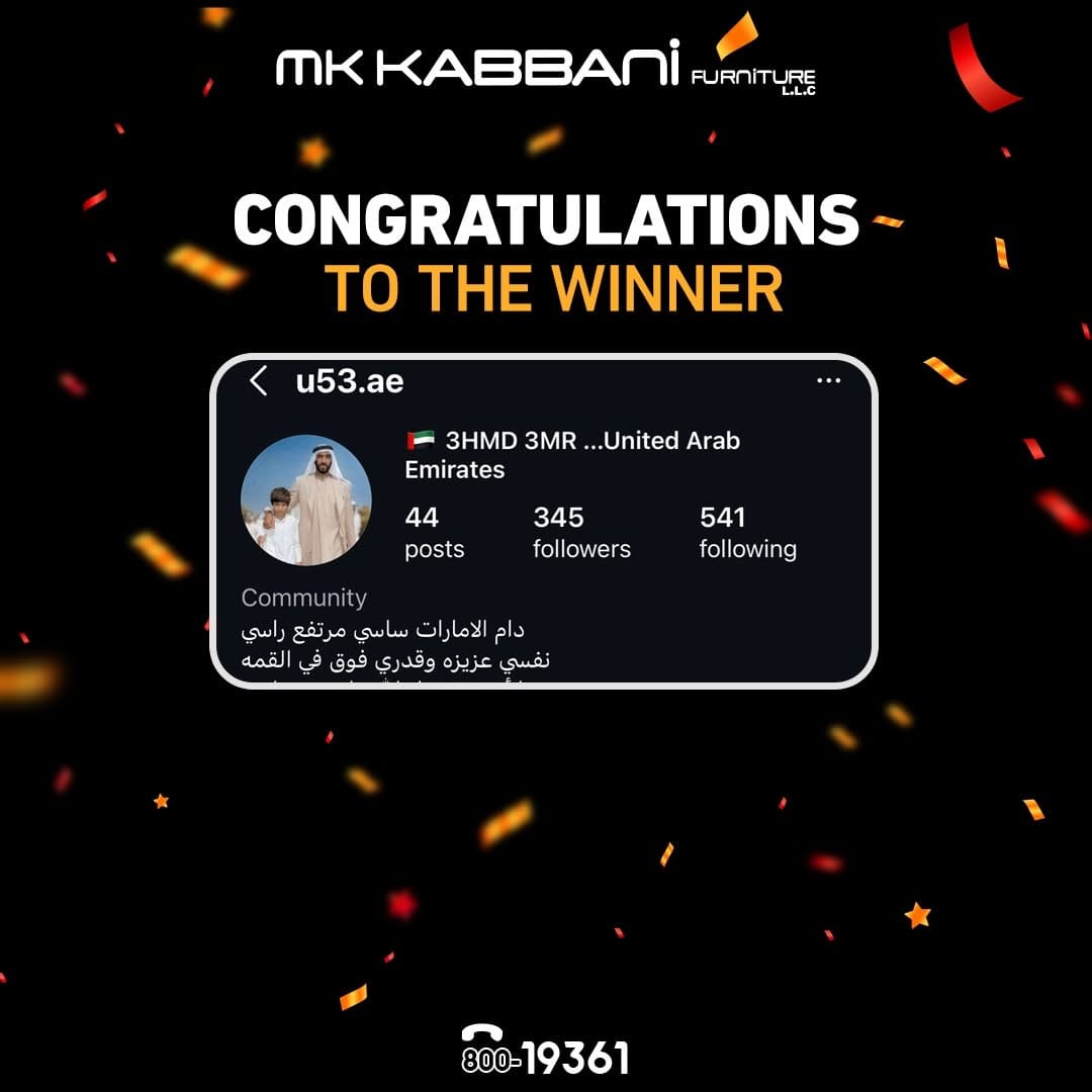 Post 6 by MK Kabbani Furniture UAE on Instagram (image)