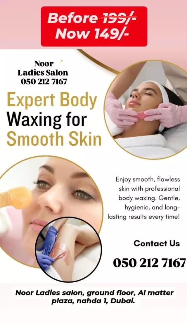 Post 4 by Noor Ladies Salon on Instagram (video)
